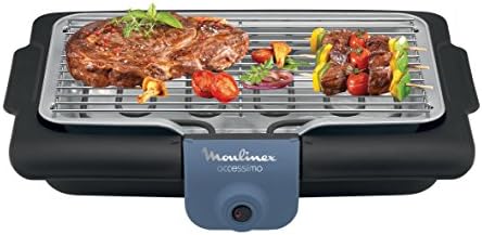  Moulinex Accessimo Barbacoa eléctrica de mesa para hogar, Limpieza fácil, Reducción de humo y olores
| Barbacoa eléctri