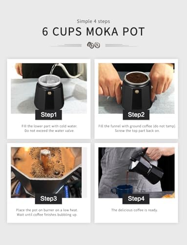  Cafetera Italiana de Aluminio para Cocina y Camping
| Cafetera de Inducción Italiana para Cocina, 6 Tazas
| Cafetera It